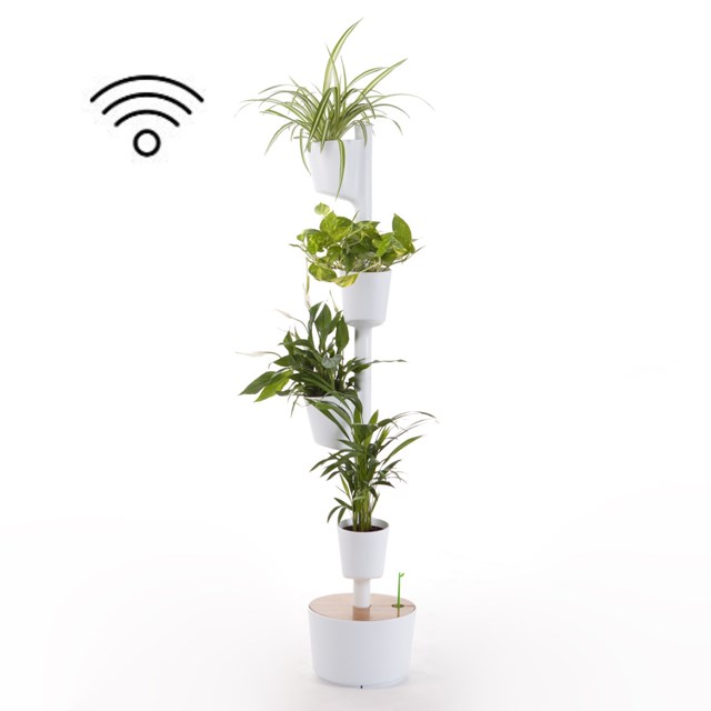 Jardinière verticale d'intérieur avec arrosage intelligent WiFi 18