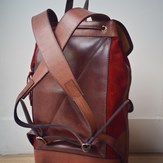 sac à dos vintage en cuir