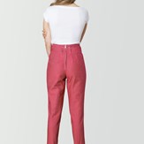 pantalon-rose-ecclo-femme-Made-in-France-et-coton-upcyclé-recyclé-dreamact-dos