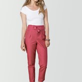 pantalon-rose-ecclo-femme-Made-in-France-et-coton-upcyclé-recyclé-dreamact-face-1