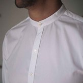 Chemise SAINT-PIERRE - Made in France - Col Mao 12