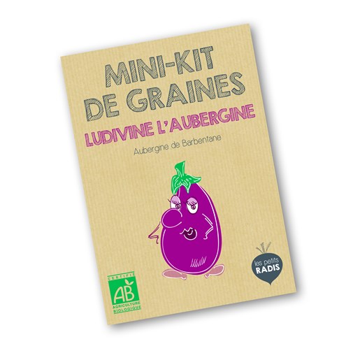 Mini Kitkipouss - Graines d'aubergine BIO - Ludivine l'aubergine