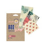 Pack de Bee Wraps | 3 Emballages Alimentaires Réutilisables made in France - Tropical 2