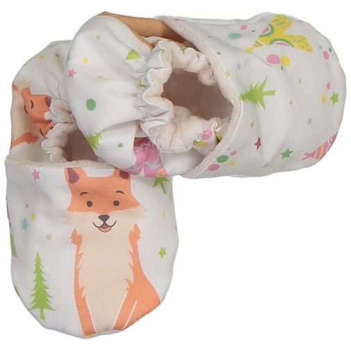 Chaussons souples - Fox and bear Multicolores