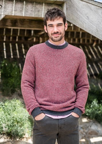 Pull ALENTOUR - Fibres recyclées - Made in France