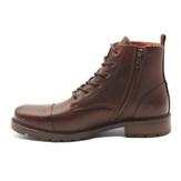 Ranger boots cuir grainé marron 6
