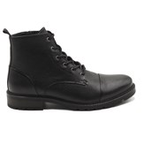 Ranger boots cuir grainé noir 5