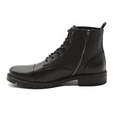 Ranger boots cuir grainé noir 6