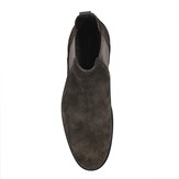 Chelsea boots casual cuir daim gris