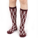 chaussettes bordeaux made in france