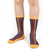 Chaussettes hommes rayure