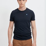 t-shirt-ecclo-homme-bleu-Made-in-France-et-coton-upcyclé-recyclé-dreamact-face-1