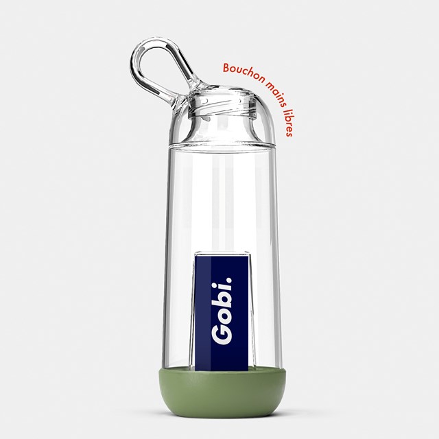 Gobi Indoor  Gourde en verre Made in France, personnalisable