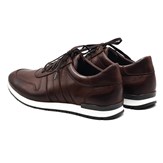 Sneakers cuir marron 3