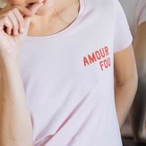 T-shirt rose - Amour fou 3