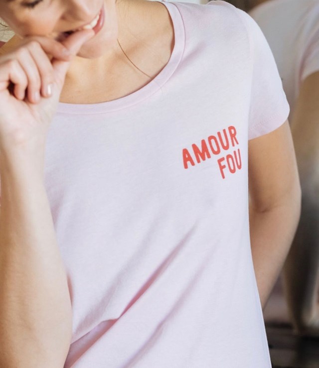 T-shirt rose - Amour fou 3
