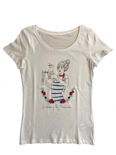 T-shirt blanc - L'Amour à la Parisienne
