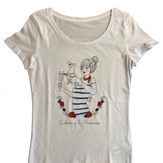 T-shirt blanc - L'Amour à la Parisienne 2