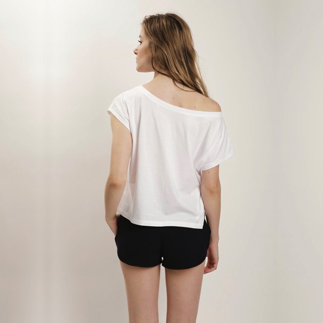 T-shirt loose blanc - Féminine 3