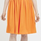 jupe-orange-ecclo-femme-Made-in-France-et-viscose-upcyclé-recyclé-dreamact-zoom-avant