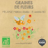 Mini-Kit de semis - graines de fleurs mellifères bio pour attirer les abeilles 4