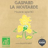 Mini-kit de semis - graines de moutarde bio - Gaspard la moutarde