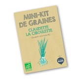 Mini-kit de semis - graines de ciboulette bio - Claudette la ciboulette 5