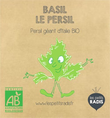 Mini-kit de semis - graines de persil bio - Basile le Persil 4
