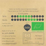 Mini-kit de semis - graines de haricots bio - Enrico le haricot nain 6
