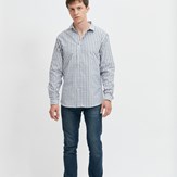 chemise-ecclo-carreaux-homme-Made-in-France-et-coton-upcyclé-recyclé-dreamact-face-1