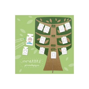 Kit créatif arbre généalogique en carton