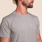 T-shirt micromodal pour hommes gris clair