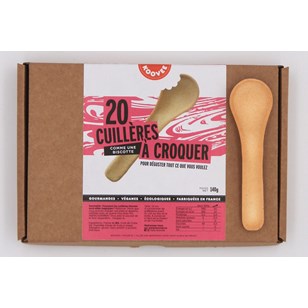 Coffret Découverte - 20 Cuillères Comestibles A Croquer Natures 