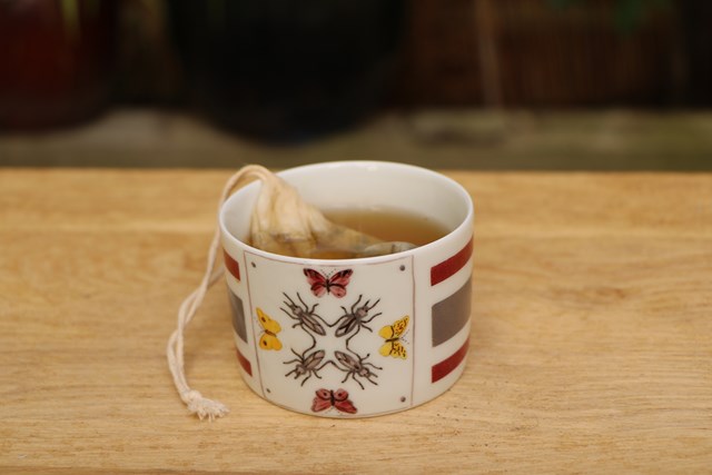 sachet thé en coton réutilisable
