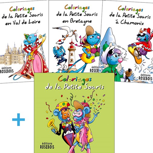 Albums de coloriages de la Petite Souris