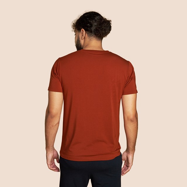 T-shirt rouille micromodal pour hommes