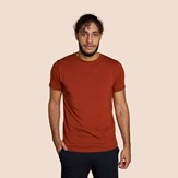 T-shirt coton & micromodal rouille 4