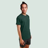 T-shirt vert foncé micromodal pour hommes