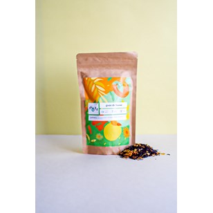 Thé noir abricot gingembre - Goût de boost BIO Sachet 100g