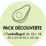 Beewrap Pack découverte : 3 formats 4