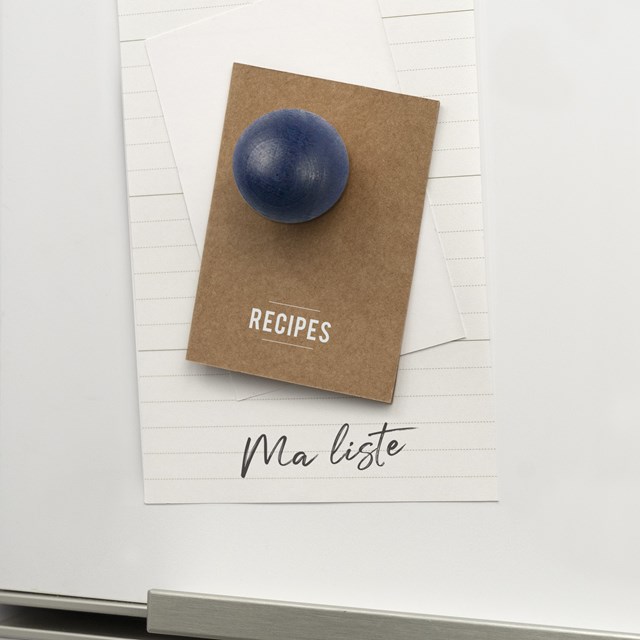 Boîte de 3 boules magnétiques en bois : Paris bleu blanc rouge 4