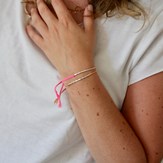 Bracelet argent rose poignet femme