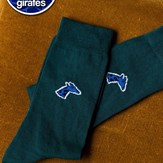 Chaussettes pour homme - girafon bleu 2