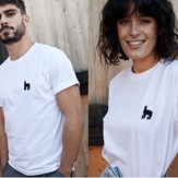 T-shirt Alpaca Blanco  - Unisexe   2