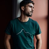 T-shirt Montana esmeralda (vert emeraude) - Unisexe  4