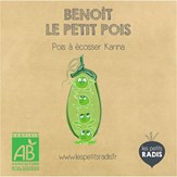 Mini-kit de semis - graines de petits pois BIO - Benoît le petit pois 4