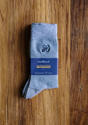 Chaussettes MONTLISOCKS - Made in France - Coton Biologique