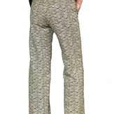 Pantalon large coton japonais motif Vagues 4