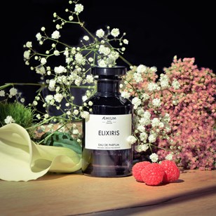 Eau de Parfum 100% naturelle, végan, bio                ELIXIRIS 100mL - Floral Fruité