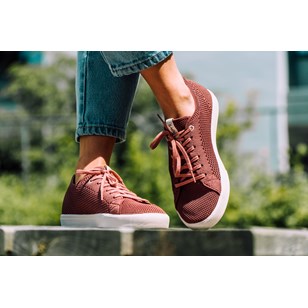Saola chaussures éco responsables Cannon Knit Rusty Red - Femme 
